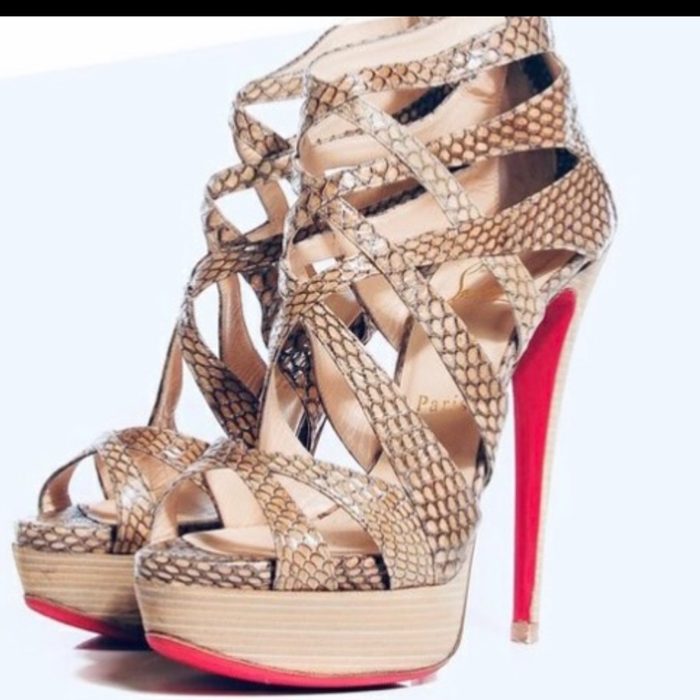 Red bottoms anyone? Christian Louboutins size 40